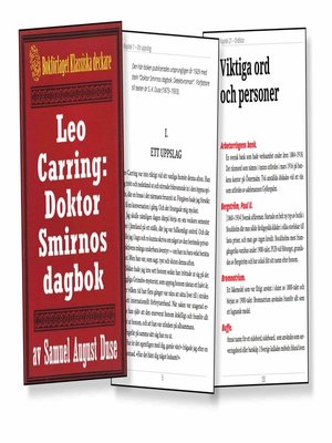 cover image of Leo Carring: Doktor Smirnos dagbok